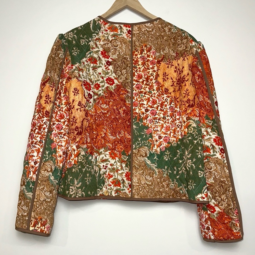 &Merci Quilted Patchwork Jacket - image 8